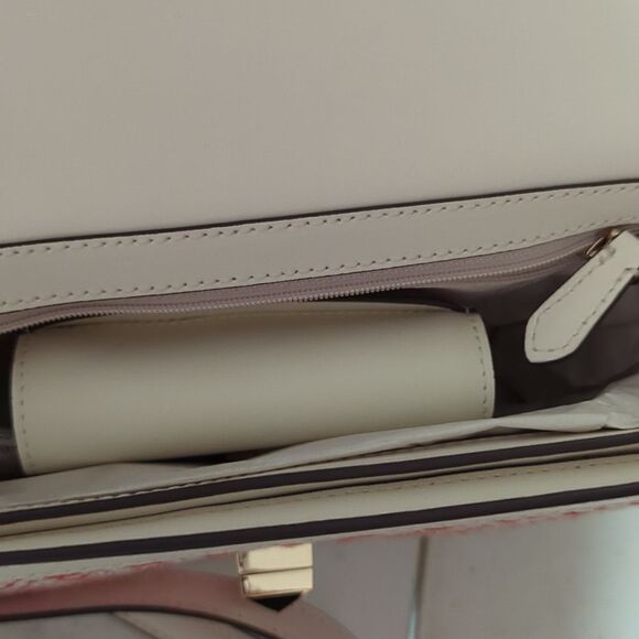 NWT Kate Spade Pink Raffia Crossbody - Picture 6 of 8